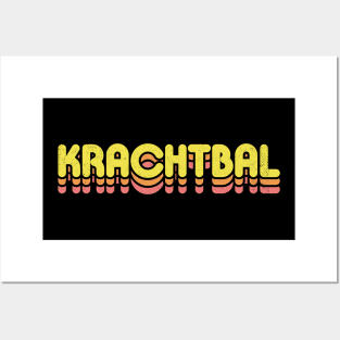 Retro Krachtbal Posters and Art